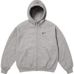 Supreme Supreme Nike Zip Up Hooded Sweatshirt (SS25) - Heather Grey
