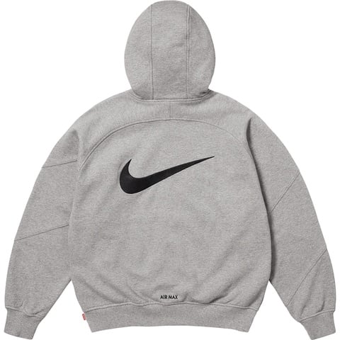 Supreme Supreme®/Nike® Zip Up Hooded Sweatshirt - Heather Grey
