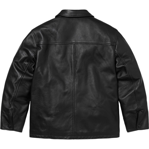 Supreme®/Schott® Leather Car Coat - Supreme