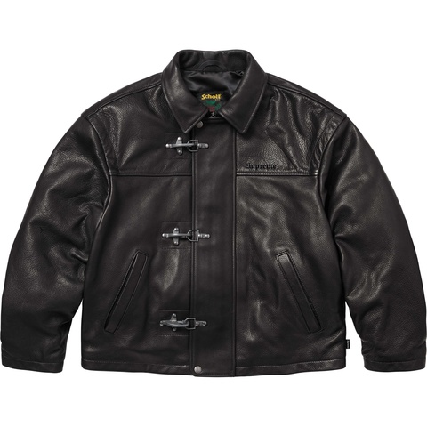 Supreme®/Schott® Leather Clip Jacket - Supreme