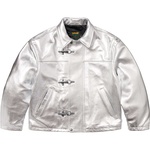 Supreme Supreme Schott Leather Clip Jacket (SS25) - Silver