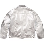 Supreme Supreme Schott Leather Clip Jacket (SS25) - Silver