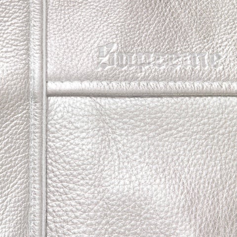 Supreme Supreme®/Schott® Leather Clip Jacket - Silver