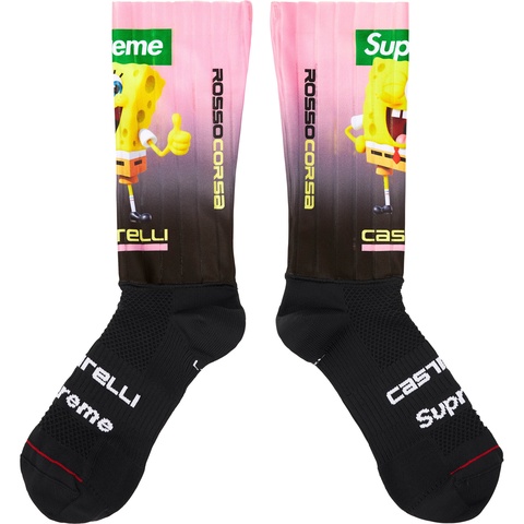 Supreme®/SpongeBob SquarePants Castelli® Cycling Sock (1 Pack