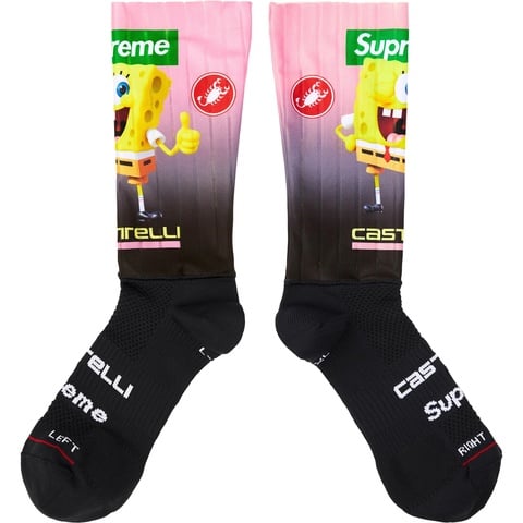 Supreme®/SpongeBob SquarePants Castelli® Cycling Sock (1 Pack