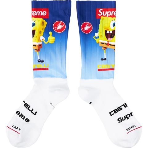 Supreme Supreme®/SpongeBob SquarePants Castelli® Cycling Sock (1 Pack) - Blue