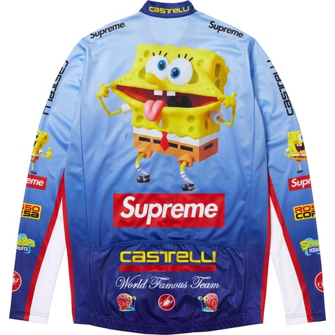 Supreme®/SpongeBob SquarePants Castelli® L/S Cycling Jersey - Supreme
