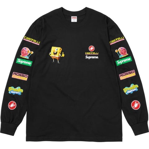 Supreme®/SpongeBob SquarePants/Castelli® Racing L/S Tee - Supreme