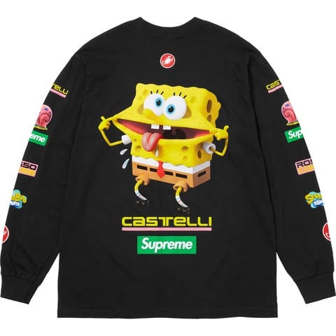 Supreme®/SpongeBob SquarePants/Castelli® Racing L/S Tee - Supreme