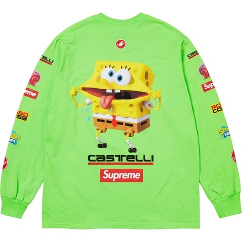 Supreme®/SpongeBob SquarePants/Castelli® Racing L/S Tee - Supreme