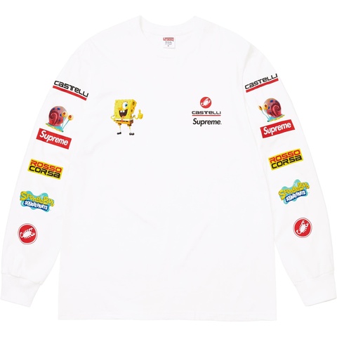 Supreme®/SpongeBob SquarePants/Castelli® Racing L/S Tee - Supreme