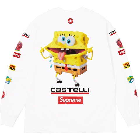 Supreme®/SpongeBob SquarePants/Castelli® Racing L/S Tee - Supreme Supreme®/SpongeBob SquarePants/Castelli® Racing L/S Tee - Supreme