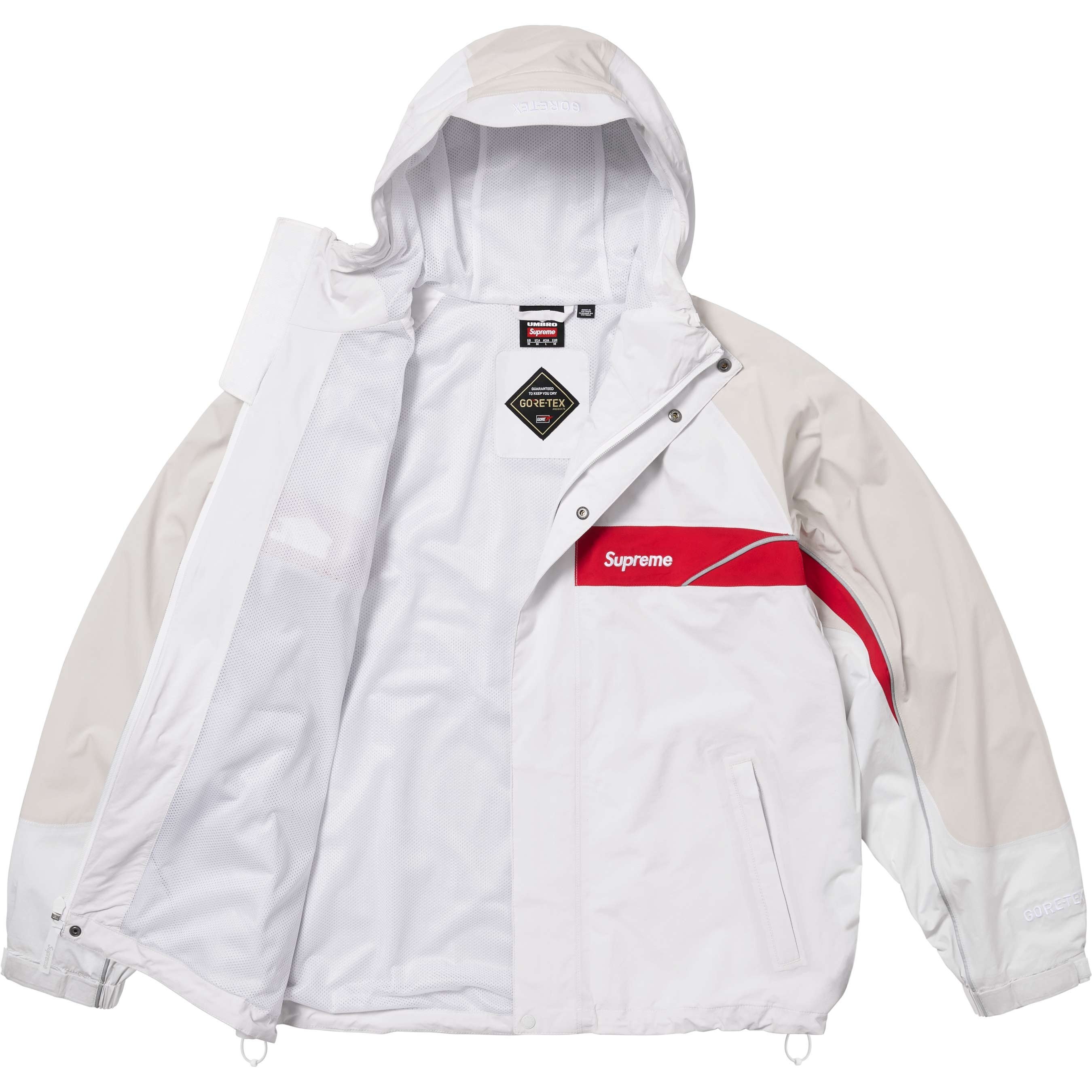 Supreme Supreme Umbro GORE-TEX Hooded Jacket (SS25) - White - $448