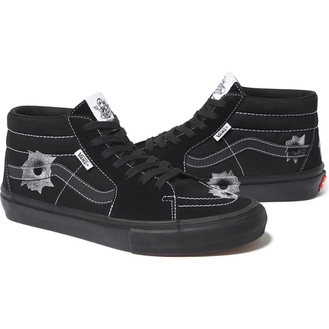 Supreme Supreme®/Vans®/Nate Lowman Skate Grosso Mid - Black