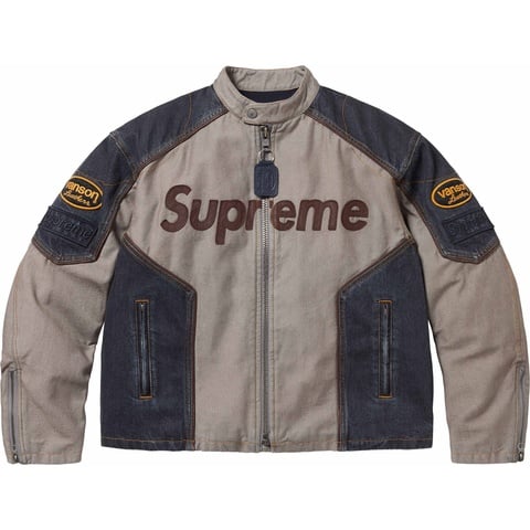 Supreme Supreme®/Vanson Leathers® Cordura® Cotton Jacket - Denim