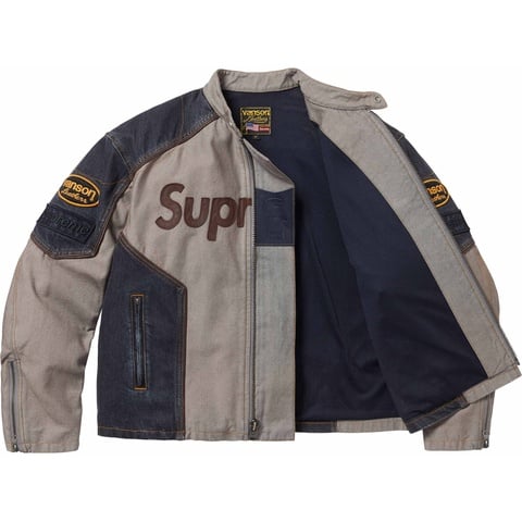 Supreme Supreme®/Vanson Leathers® Cordura® Cotton Jacket - Denim