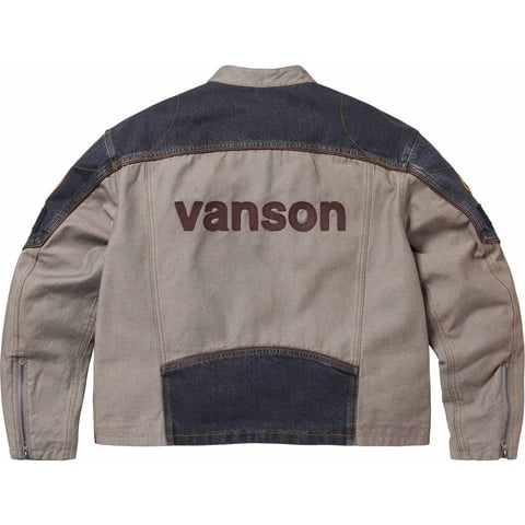 Supreme Supreme®/Vanson Leathers® Cordura® Cotton Jacket - Denim