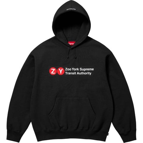 Supreme Supreme/Zoo York Hooded Sweatshirt - Black