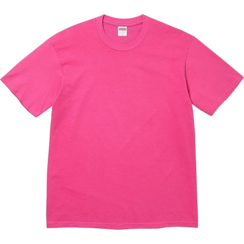Supreme Tape Tee - Fuchsia