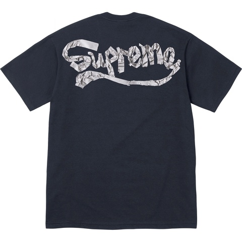 Supreme Tape Tee - Navy