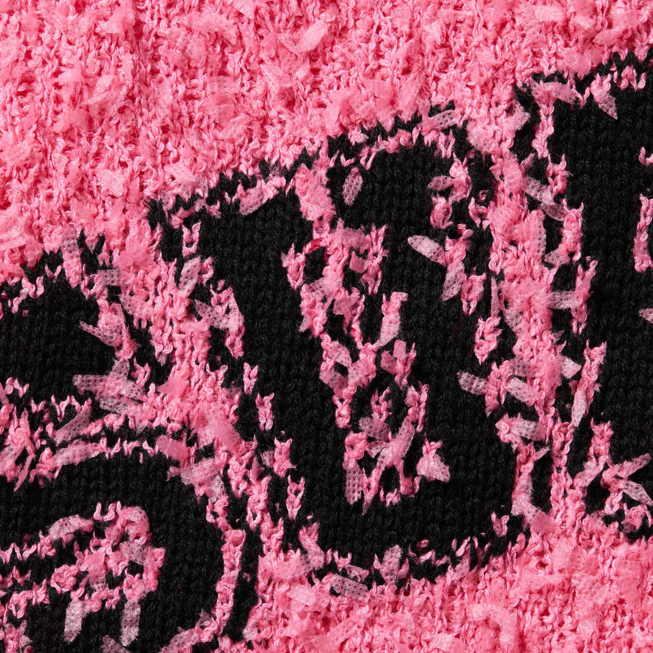 Supreme Textured Arc Sweater (SS25) - Pink - $168