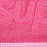Supreme Tonal Appliqué Sweater (SS25) - Dark Pink