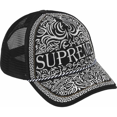 Supreme Vaquero Mesh Back 5-Panel - Black