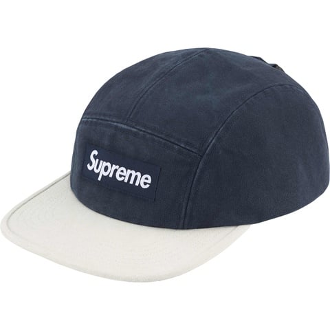 Ⓜ*️様 Supreme Ventile® キャップ ネイビー/ホワイト Ventile® Camp Cap - spring/summer 2025 - Supreme
