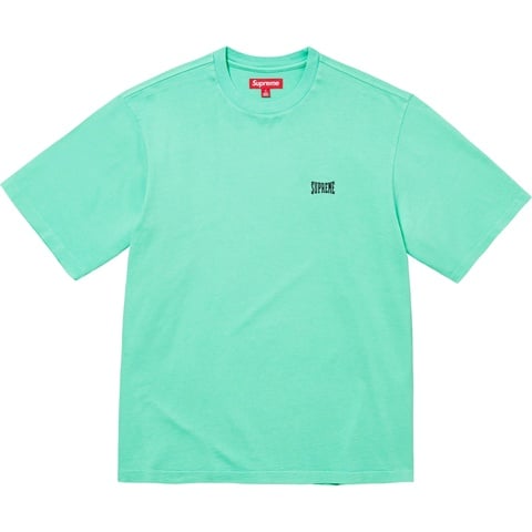 Supreme Warm Up Washed S/S Top - Aqua