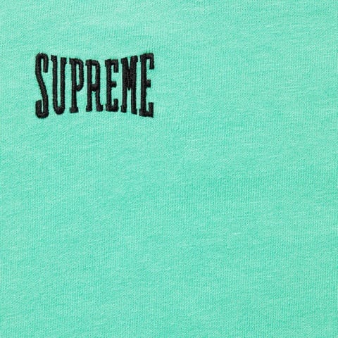 Supreme Warm Up Washed S/S Top - Aqua