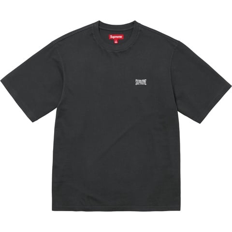 Supreme Warm Up Washed S/S Top - Black