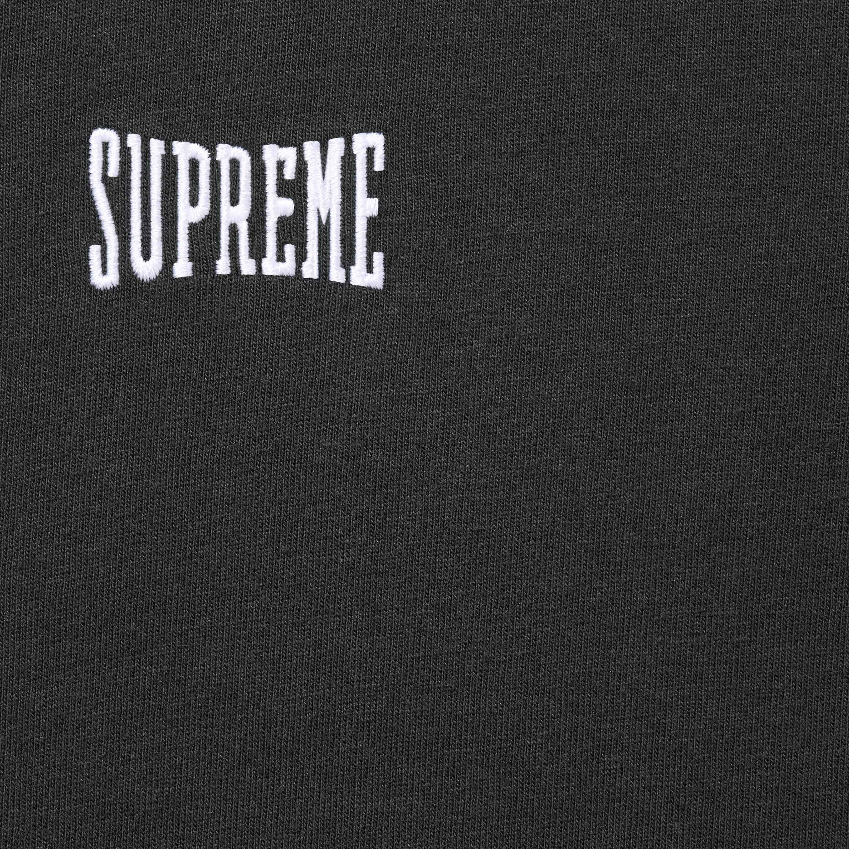 Supreme Warm Up Washed S S Top (SS25) - Black - $54