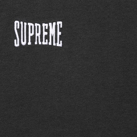 Supreme Warm Up Washed S/S Top - Black