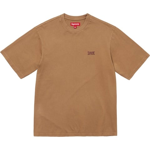 Supreme Warm Up Washed S/S Top - Brown