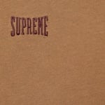 Supreme Warm Up Washed S S Top (SS25) - Brown