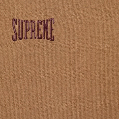 Supreme Warm Up Washed S/S Top - Brown