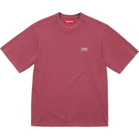 Supreme Warm Up Washed S/S Top - Maroon