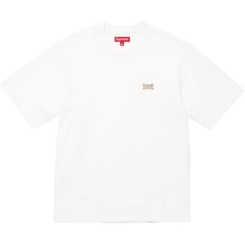 Supreme Warm Up Washed S/S Top - White