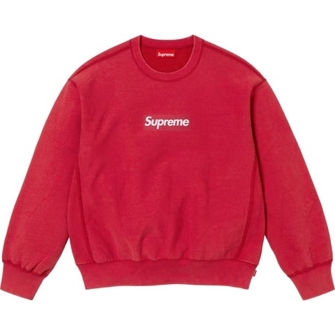 Washed Box Logo Crewneck - spring/summer 2025 - Supreme