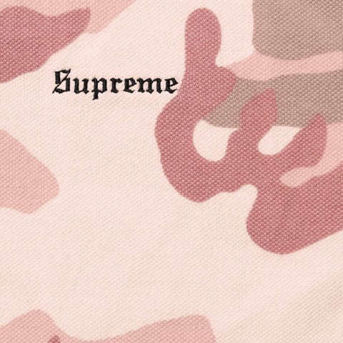 Washed Camo Polo - spring/summer 2025 - Supreme