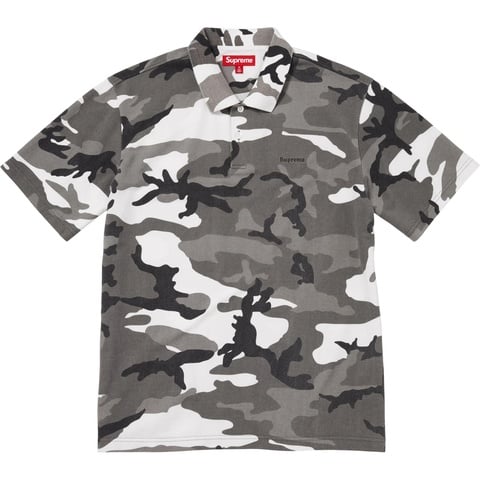 Washed Camo Polo - spring/summer 2025 - Supreme