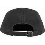 Supreme Washed Chino Twill Camp Cap (SS25) - Black
