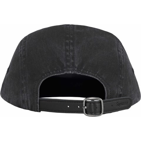 Supreme Washed Chino Twill Camp Cap - Black