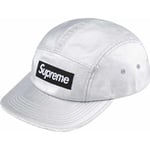 Supreme Washed Chino Twill Camp Cap (SS25) - Silver