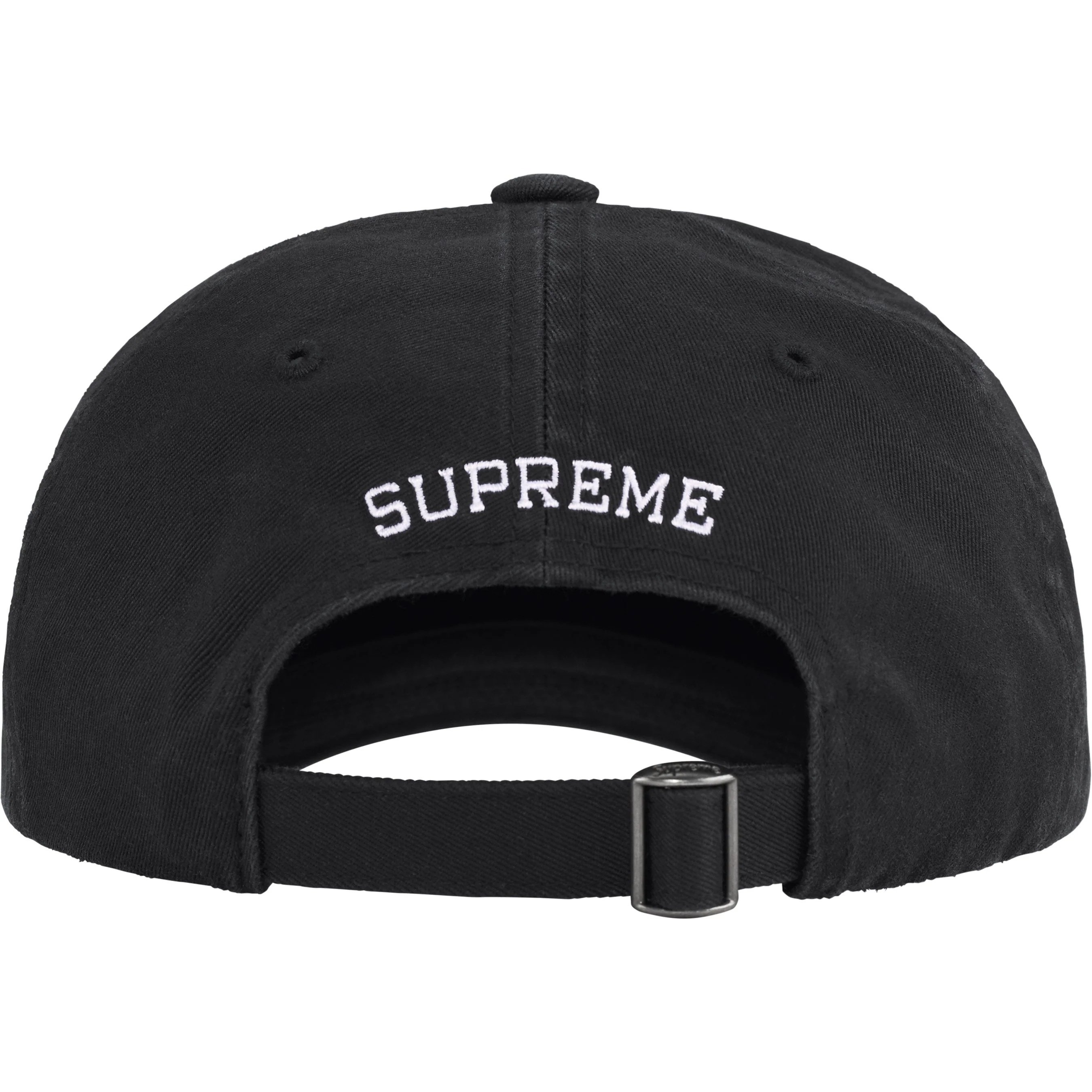 Supreme Wings Logo 6-Panel (SS25) - Black - $48