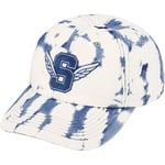 Supreme Wings Logo 6-Panel (SS25) - Bleached Denim