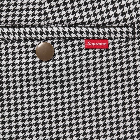 Supreme Work Short - White Houndstooth