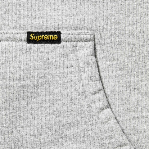 Supreme Work Zip Up Hooded Sweatshirt - Heather Grey
