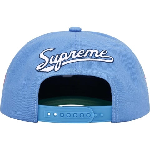 Supreme World Famous S Logo 6-Panel - Light Blue