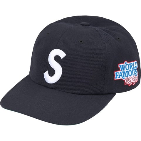 Supreme World Famous S Logo 6-Panel - Navy